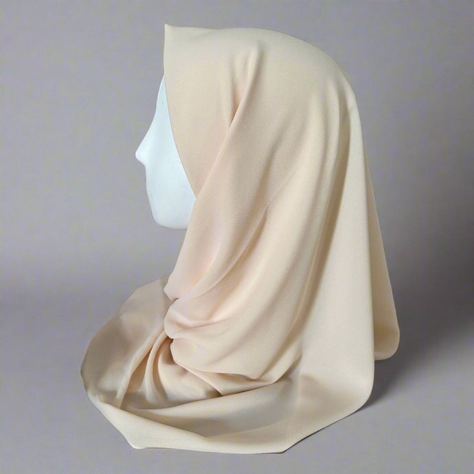 Opaque Scarves- Medina- Cream