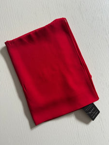 Chiffon Scarves-Plain- Red