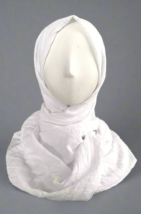 Scarves- Soft Cotton Scarves- White