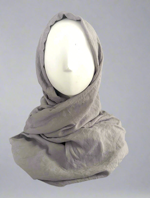 Scarves- Soft Rayon Cotton- Light Grey