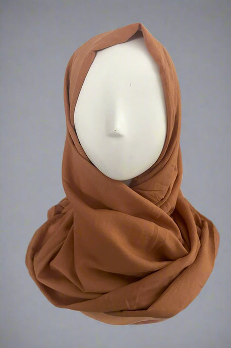 Scarves- Soft Rayon Cotton- Copper