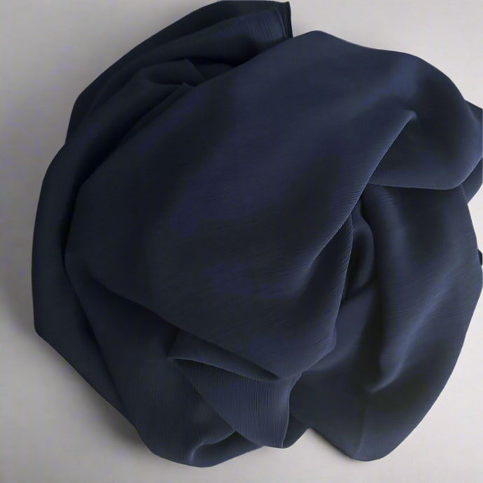 Crinkle Chiffon Scarves- Blue