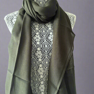 Modal Scarves- Henna Green