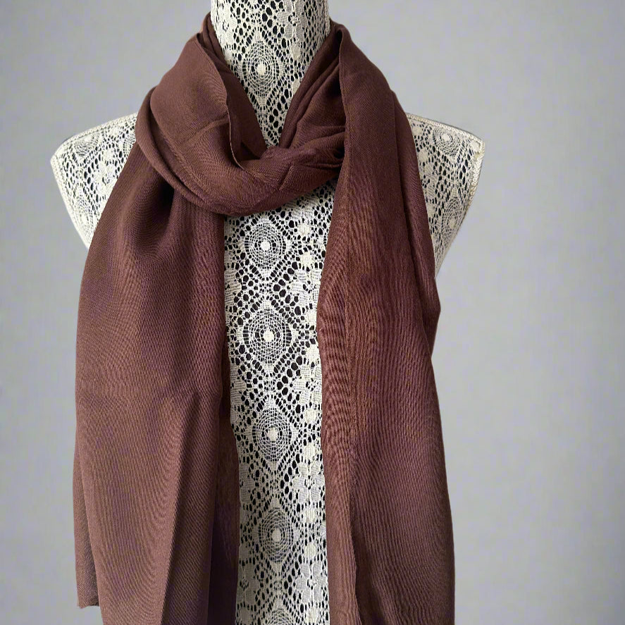 Modal Scarves- Milk Chocolate