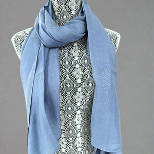 Modal Scarves - Light Blue