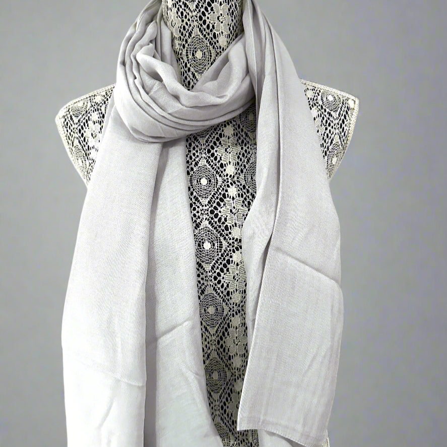 Modal Scarves- Silver Grey