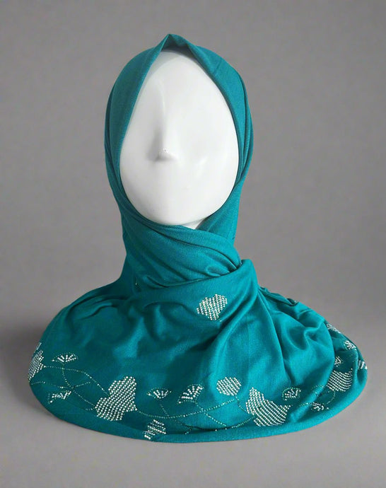 Maxi Scarves - Jersey - Turquoise