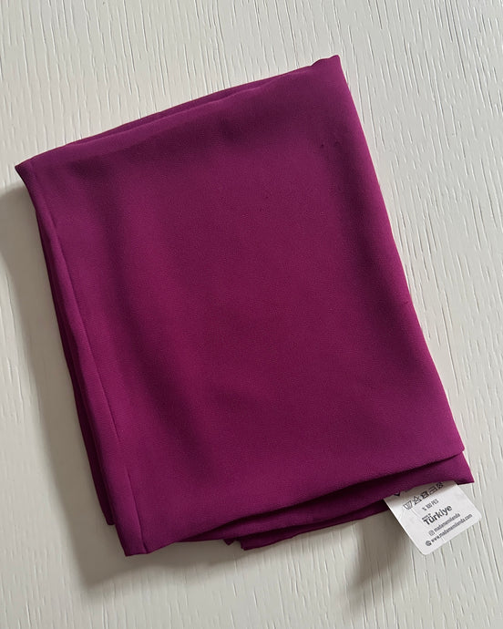 Plain Chiffon Scarves - Orchid