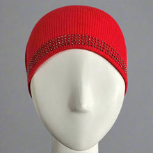 Load image into Gallery viewer, Scarf Under Caps - Ribbed Cotton- Red