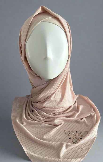 Double Stretch Scarves - Pale Pink