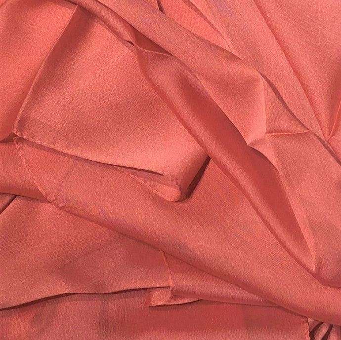 Foulards en polyester- Délicat- Corail