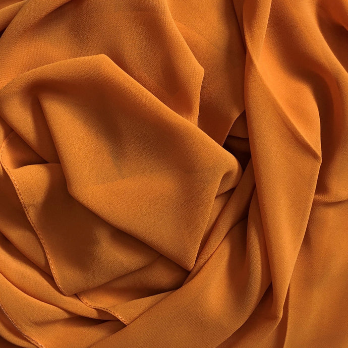 Chiffon Scarves- Plain- Ochre