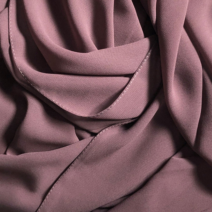 Chiffon Scarves - Plain - Pale Plum