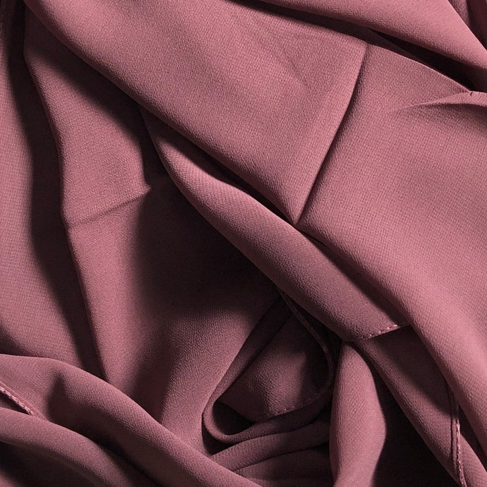 Chiffon Scarves- Plain- Rosewood